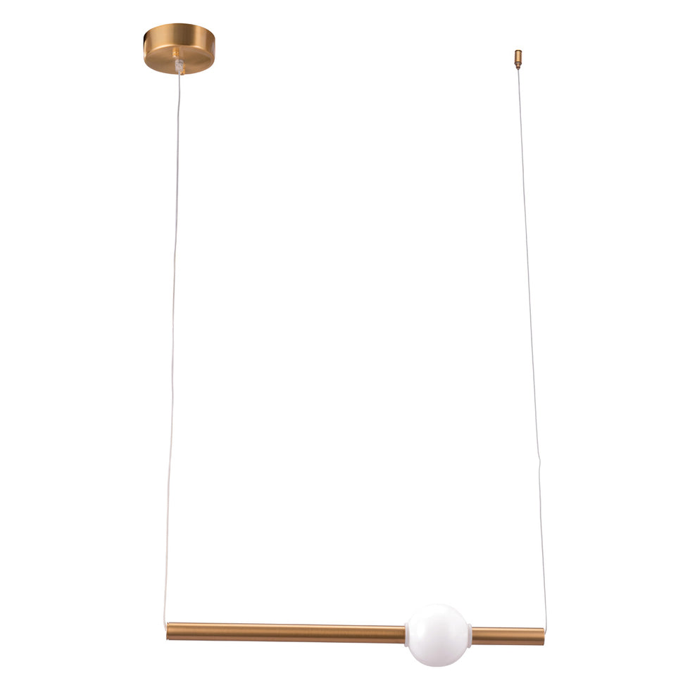 ZUO - Adeo Ceiling Lamp in Brass