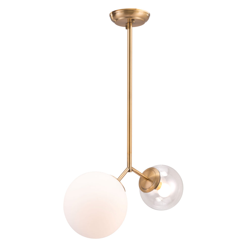 ZUO - Constance Ceiling Lamp in Brass