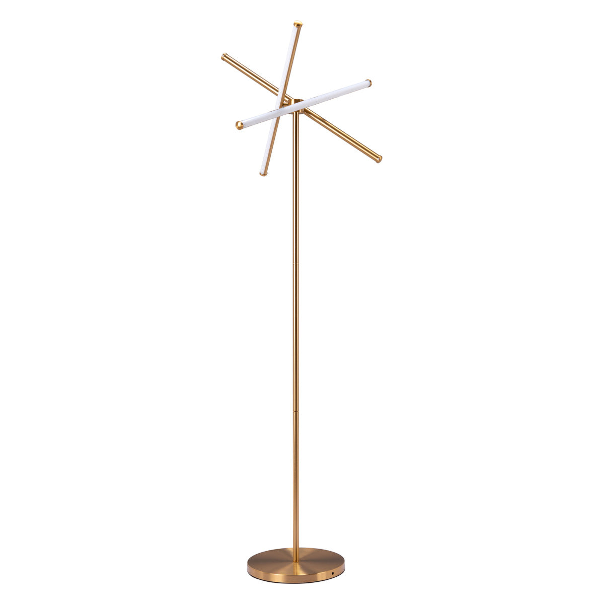 ZUO - Garza Floor Lamp in Brass