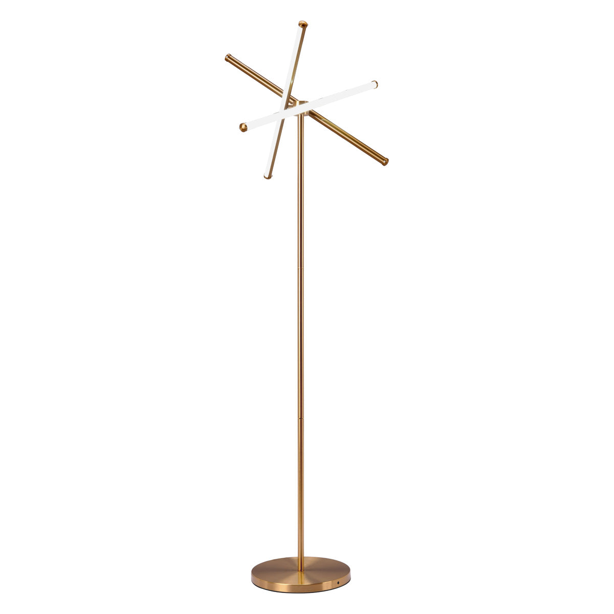 ZUO - Garza Floor Lamp in Brass