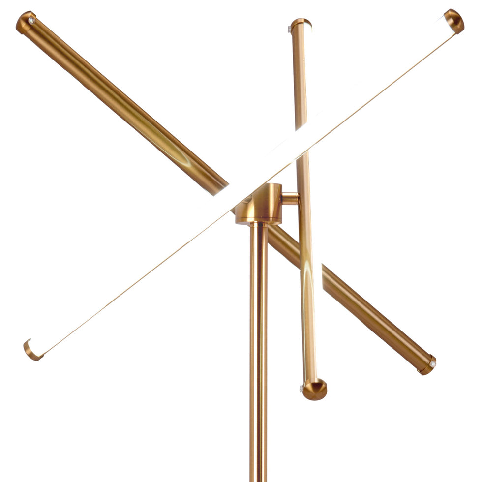 ZUO - Garza Floor Lamp in Brass