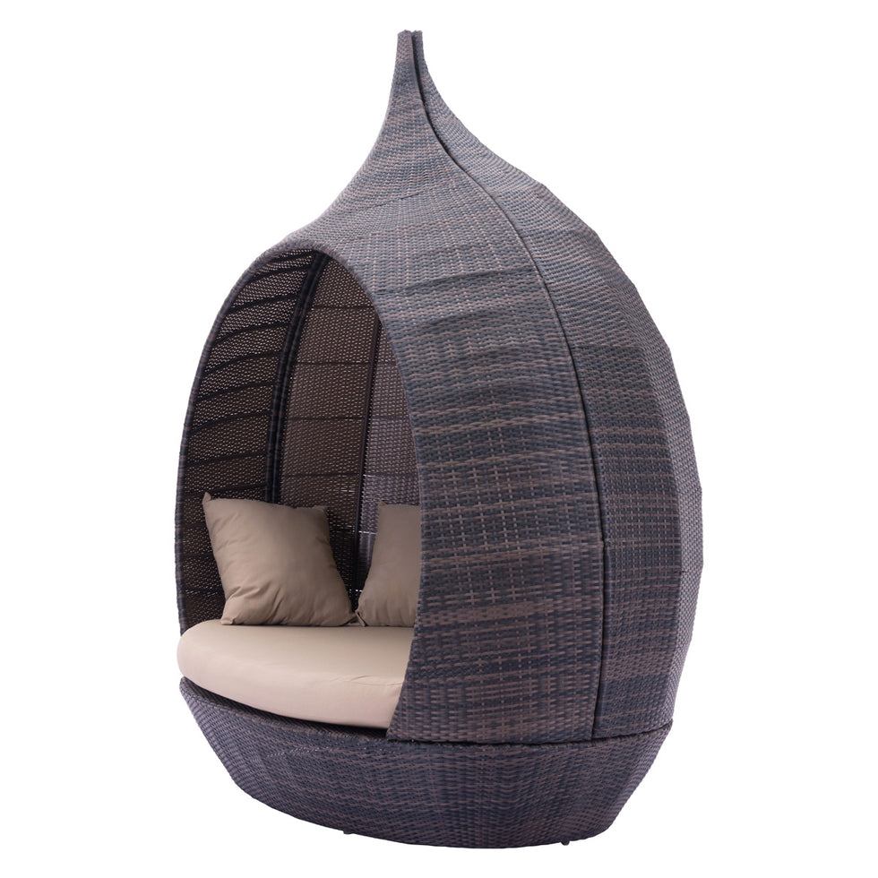ZUO - Martinique Beach Daybed in Brown/Beige
