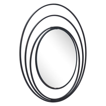 ZUO - Luna Round Mirror in Black