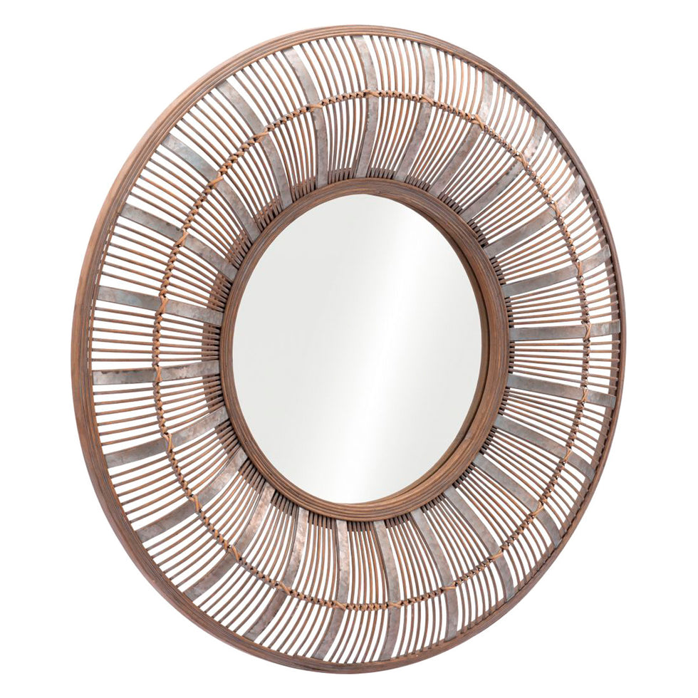 ZUO - Toto Mirror in Antique Gold
