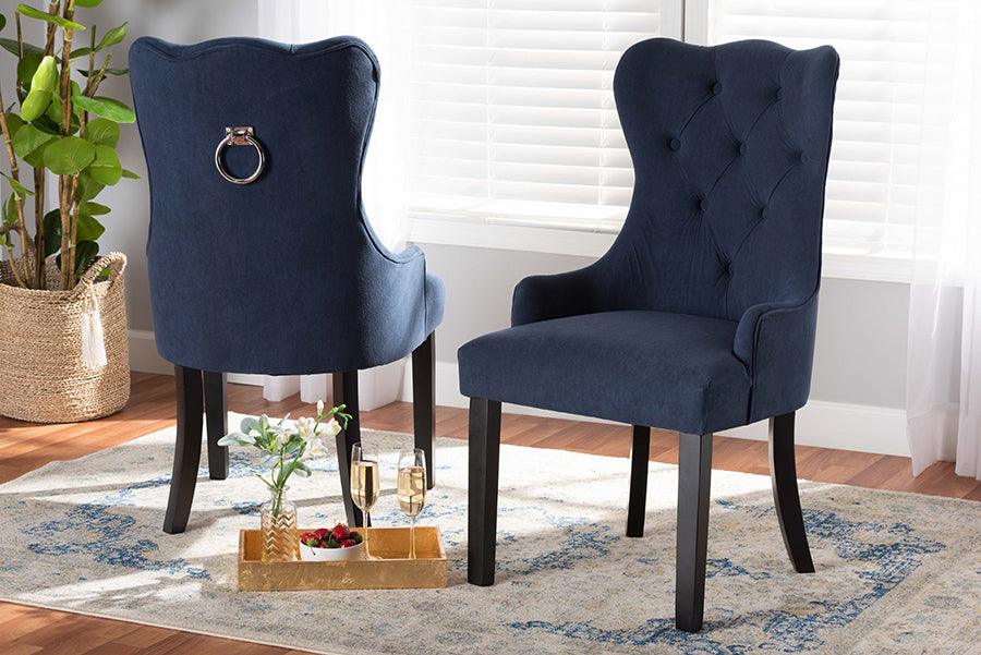 Incredibly beautiful and modern blue armchairs
