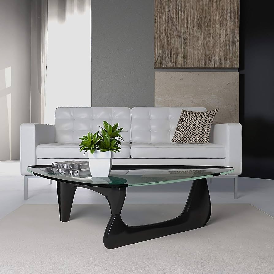 If you want your living room to take on a new life, then choose LeisureMod™ Imperial Modern Glass Top Triangle Coffee Table - Black