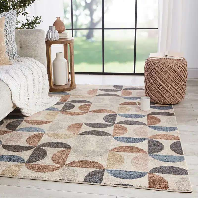 The rug from the Jaipur Living brand is very comfortable and pleasant to the touch. It will make the room interesting and refined - Jaipur Living Rug Abrielle