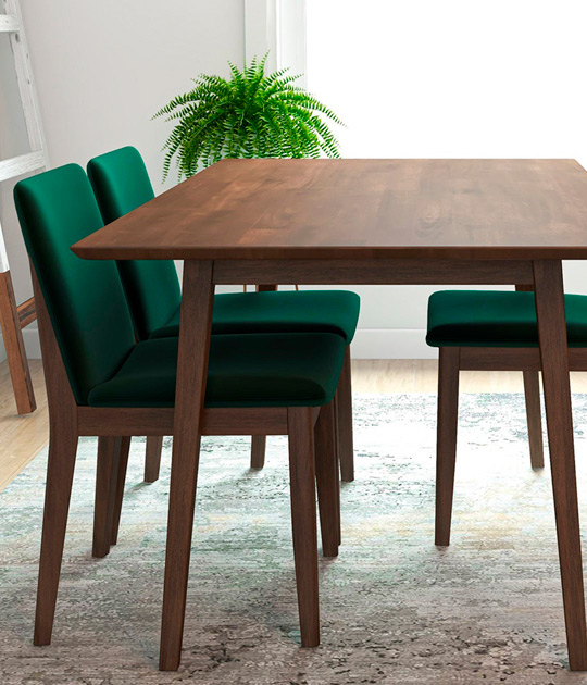 Adira Rectangular Wood Dining Table