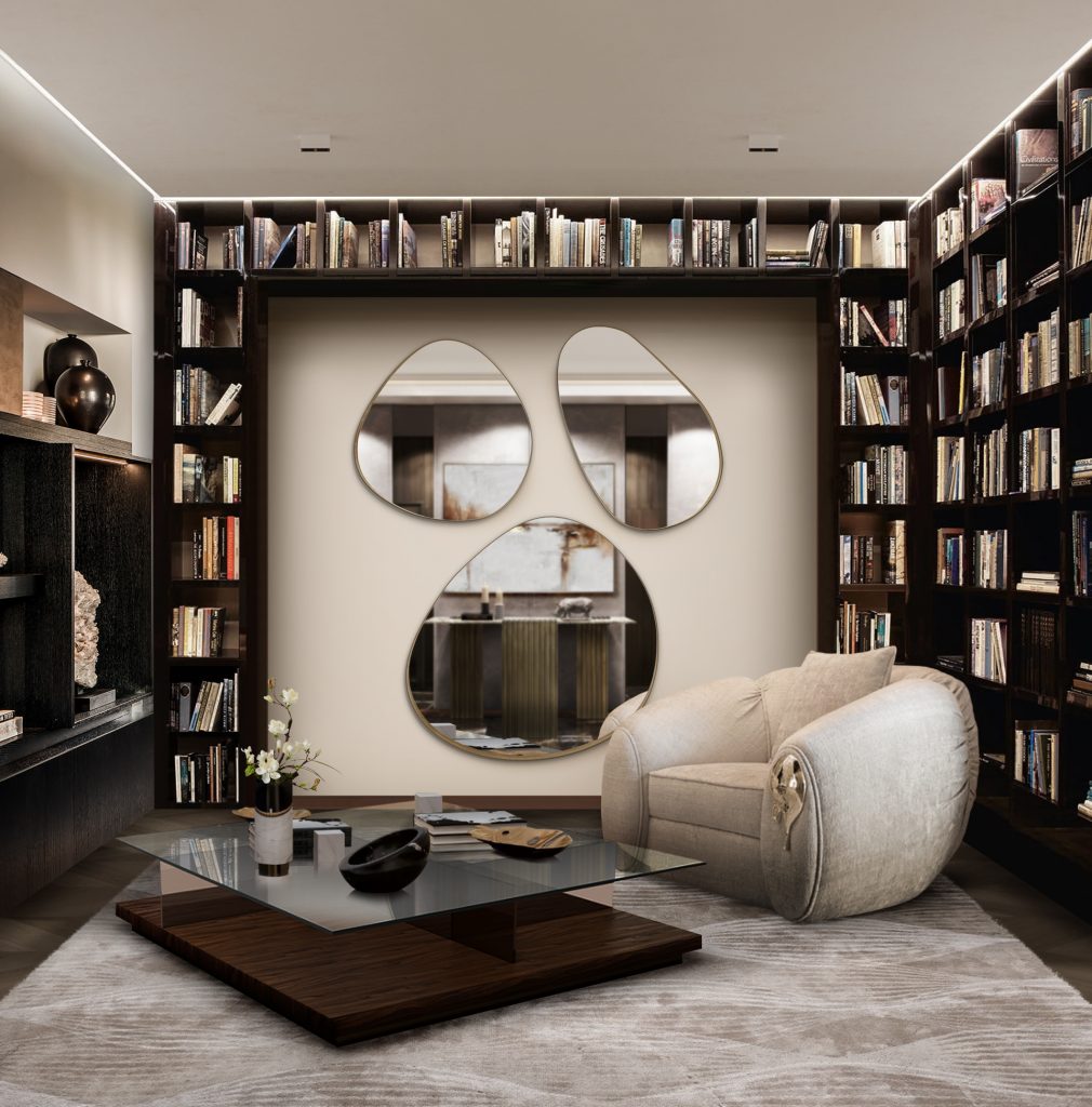 Home Library Luxury Chairs 