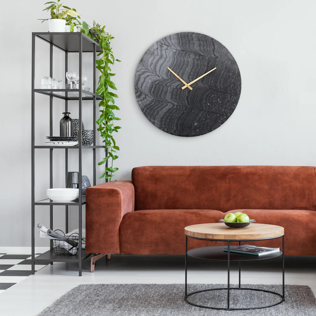 Renwil Devlin Wall Clock - A stylish and modern watch will complement the interior with sophistication and minimalism