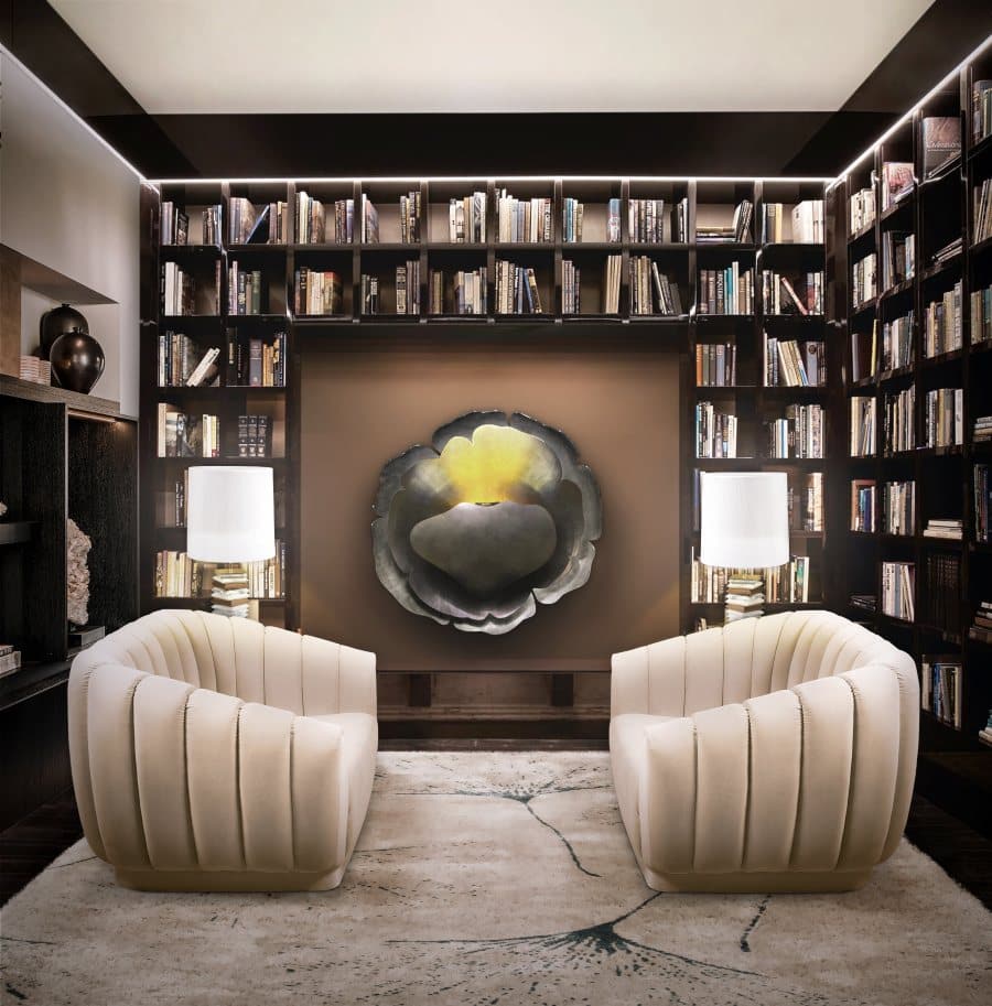 Home Library Luxury Chairs 