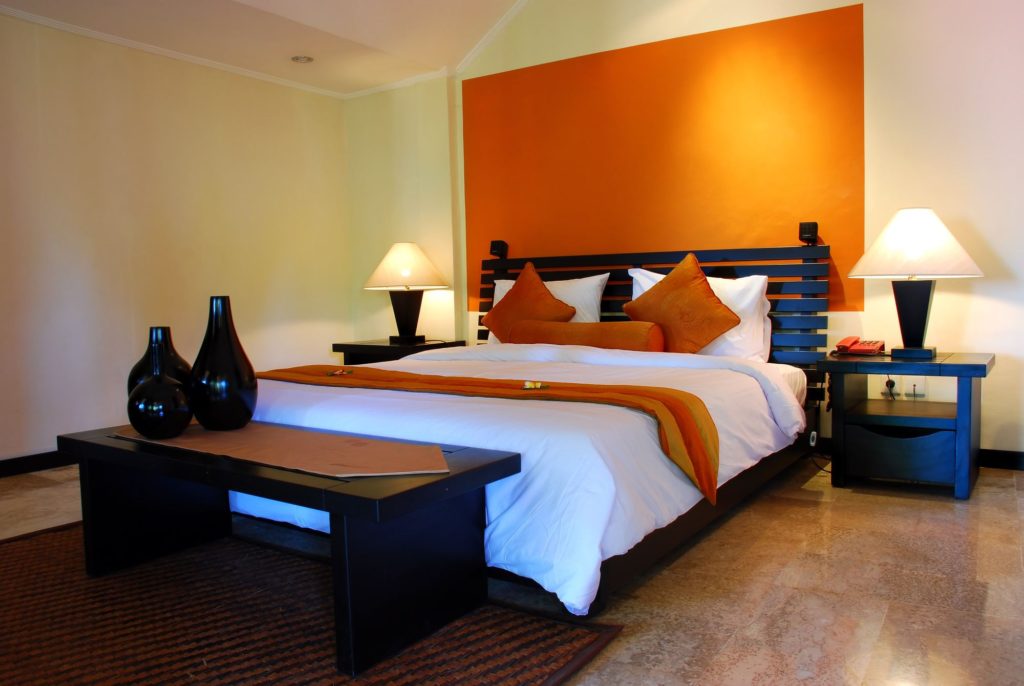 Best Color Combinations For A Bedroom Orange Wall