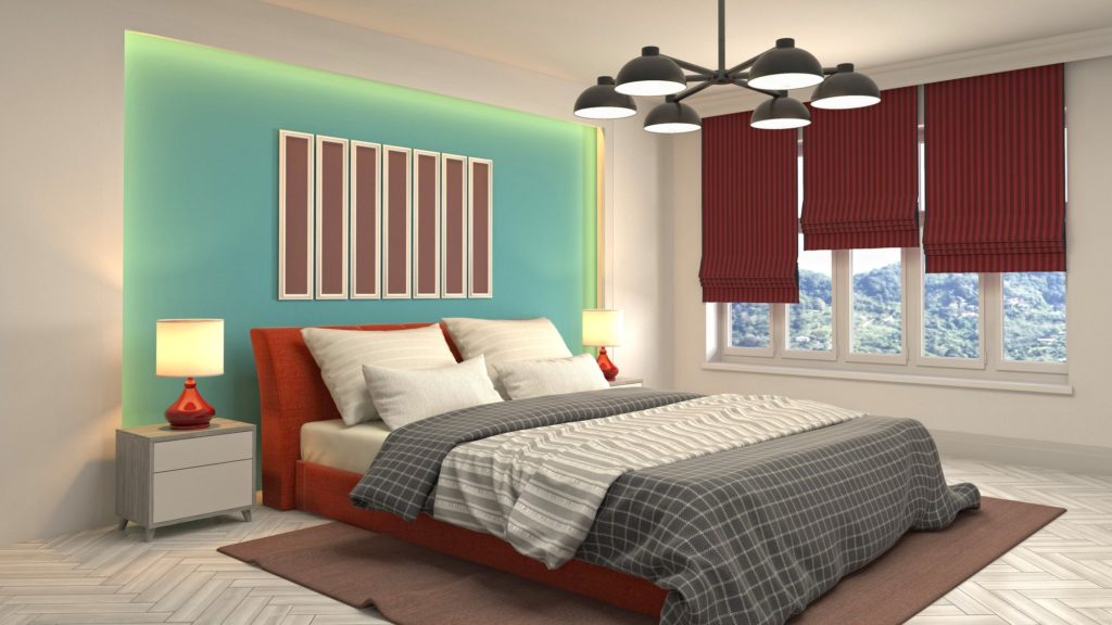 Best Color Combinations For A Bedroom Red Interior