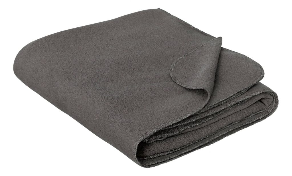 Blanket For Outdoor Relaxing Fleece Grey