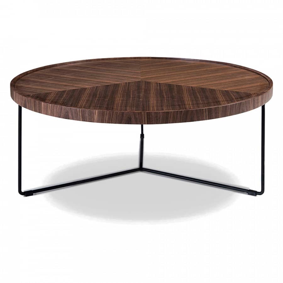bellini coffee table in walnut