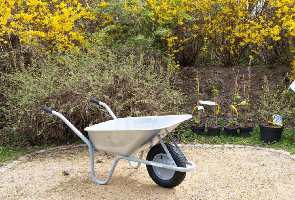 Cart For Garden Silver
