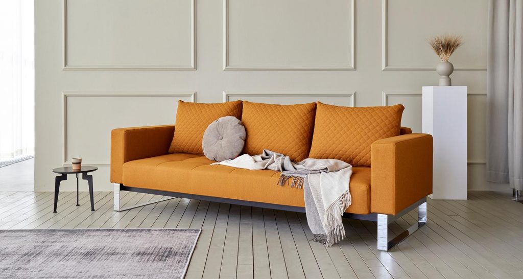 Cassius Sofa Bed Orange