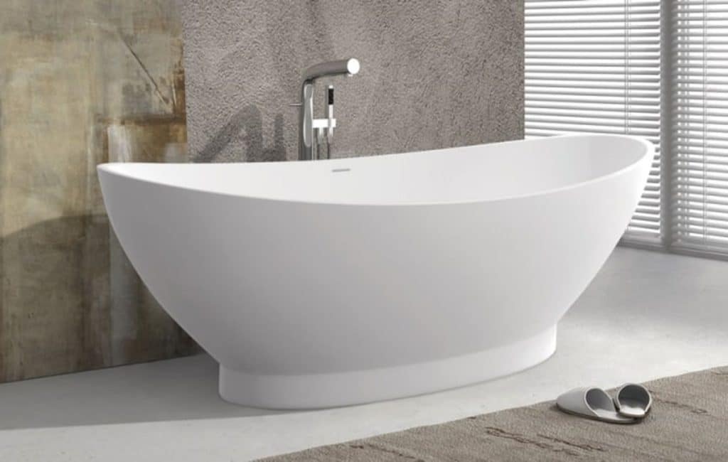 Cast Stone Bathtube White