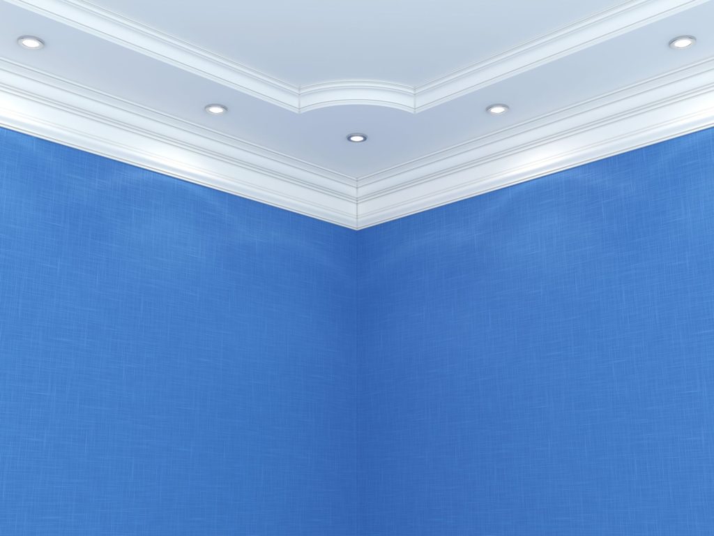 Ceiling Light Blue Wall