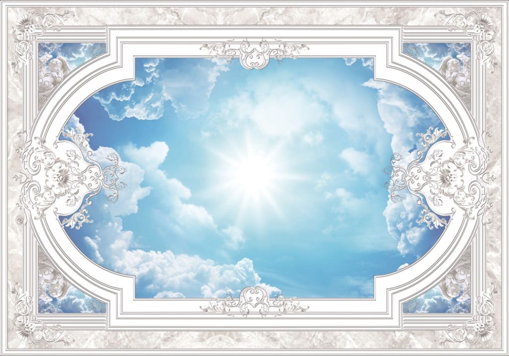 Ceiling Luxury Decorations Sky Pattern