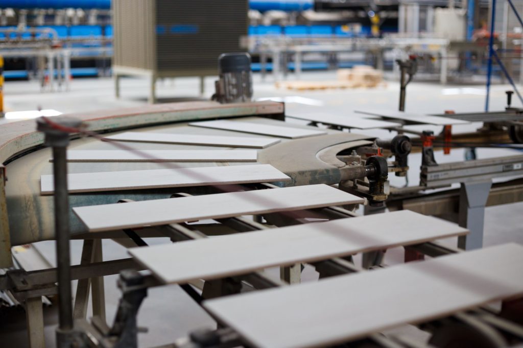 Ceramic Tile Making At Plant