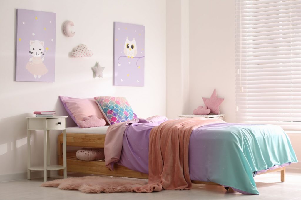 Choosing Beddings For The Children Age Pink