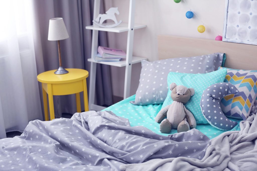 Choosing Beddings For The Children Colour Violet