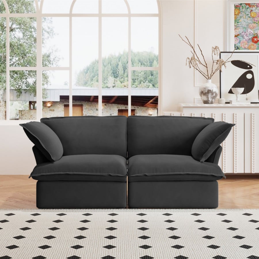 black softspot sofa