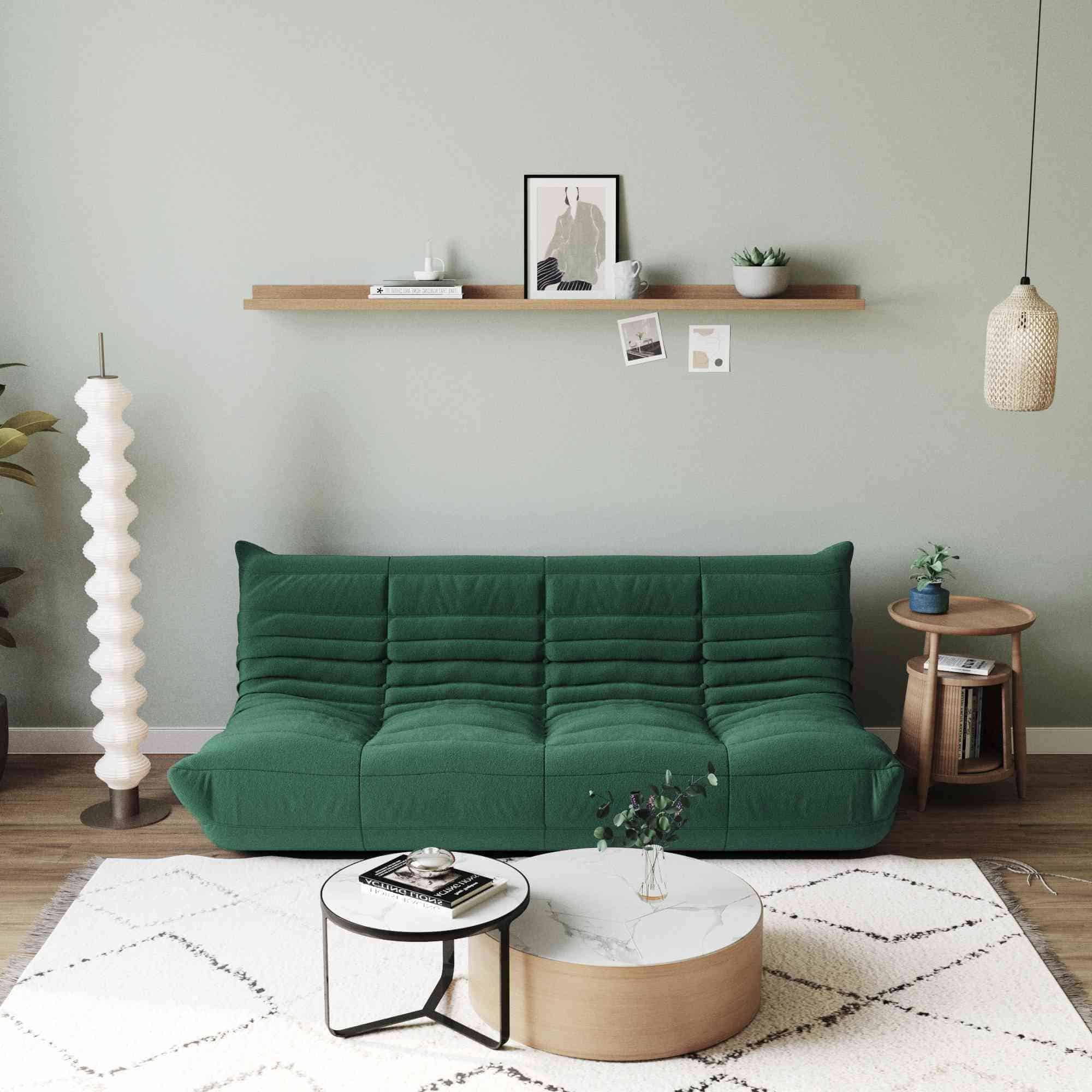 caterpillar sofa green