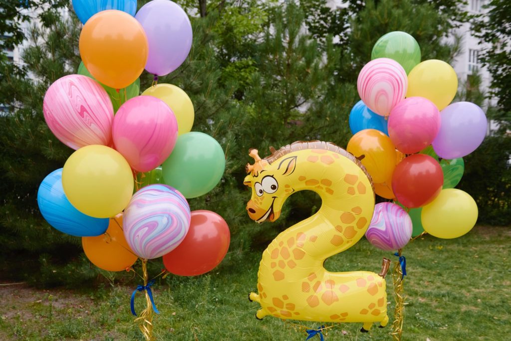Decoration With Balloons Backyard Pillows