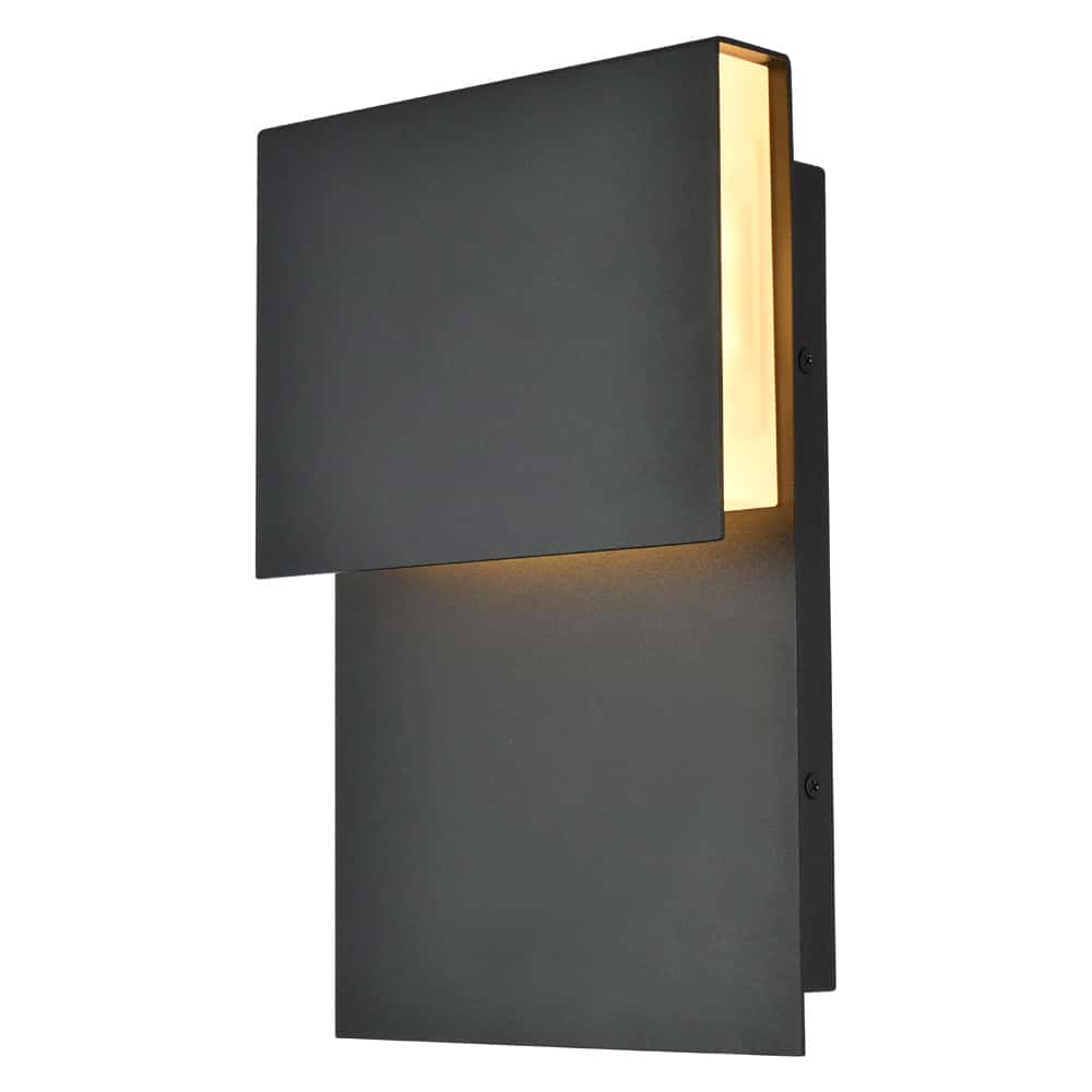 Elegant™ Raine LDOD4029BK Integrated Led Wall Sconce - Black