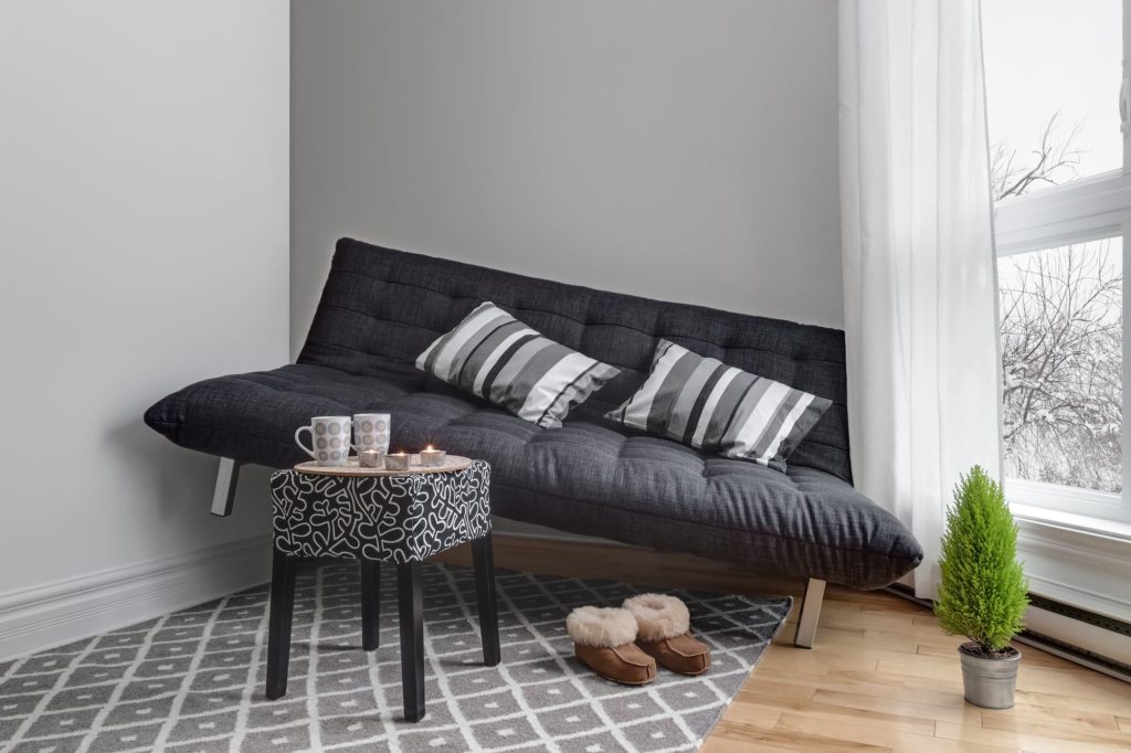 Furniture In Black And Dark Colors Small Room Bed