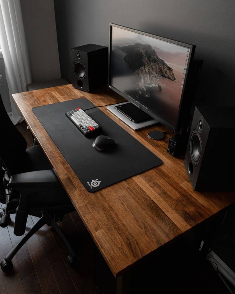 Gaming Desk Close Up