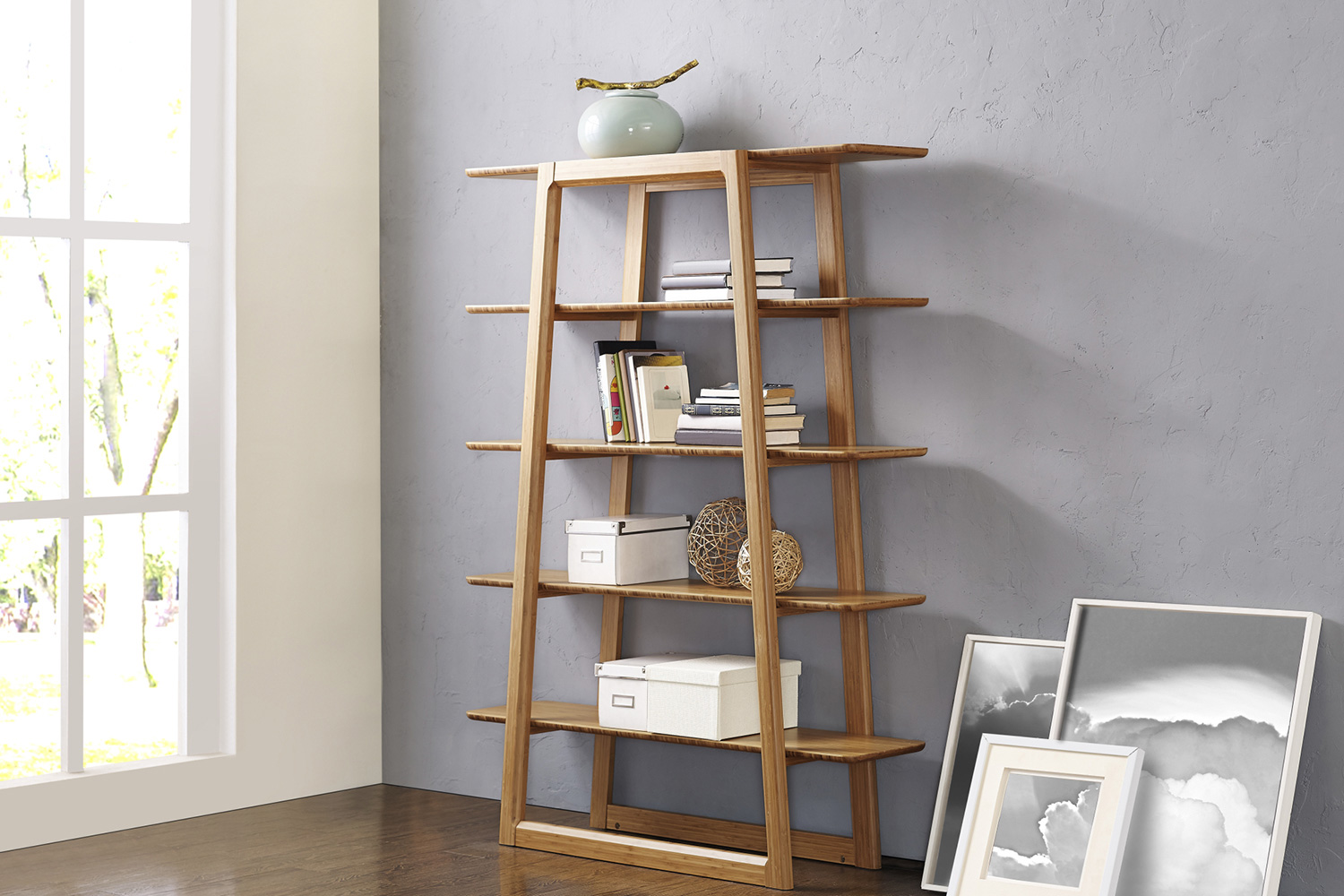 Greenington™ Currant Bookshelf - Caramelized - a roomy and convenient shelf that is suitable not only for books
