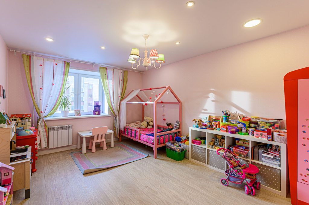 House Interior Cleaning Children`s Room Clean and Order