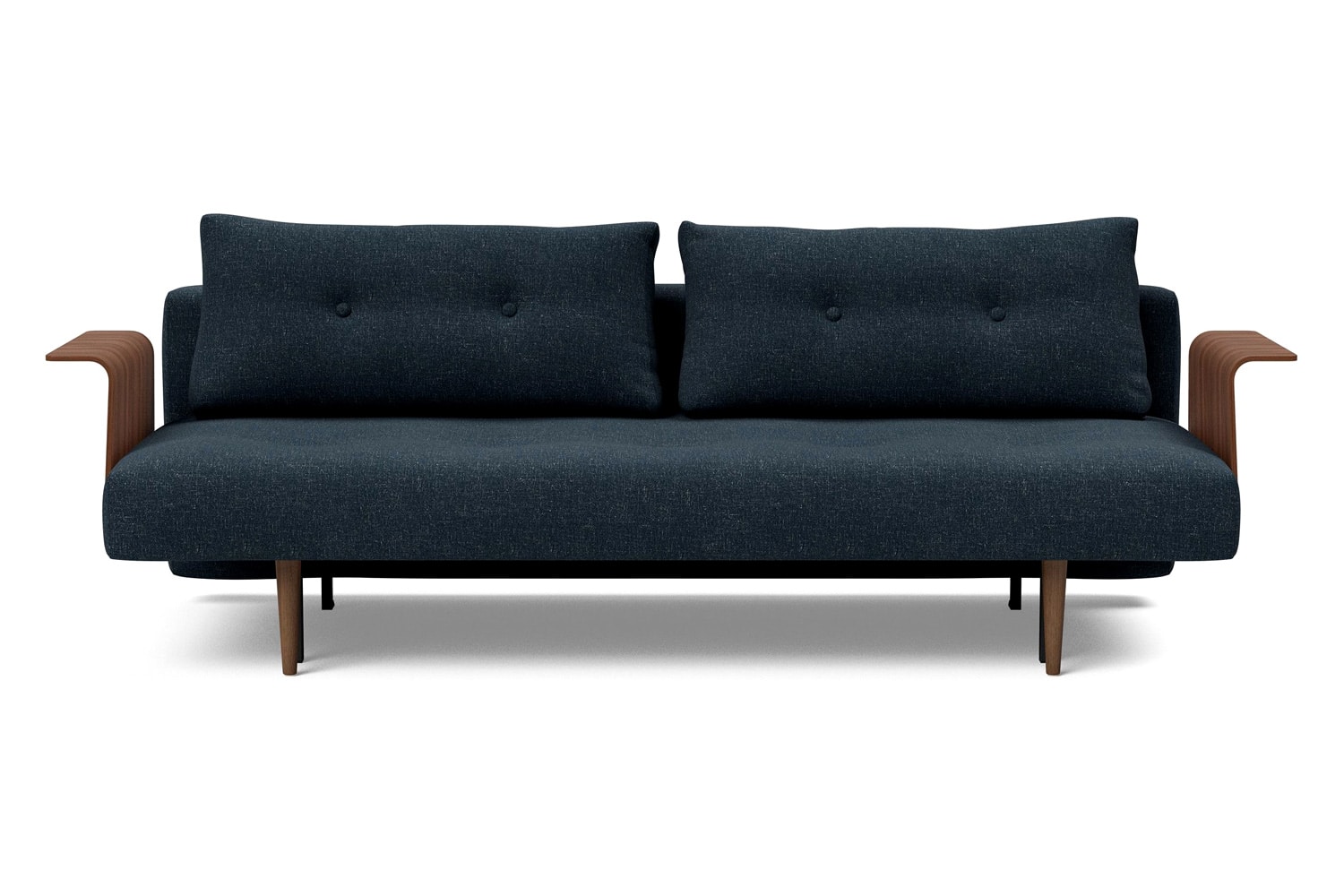 Innovation Living™ Recast Plus Sofa Bed Dark Styletto with Arms - 515 Nist Blue