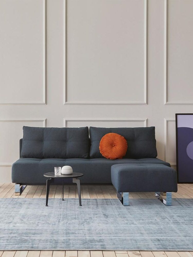 A folding sofa with a large number of colors looks not only modern, but also very comfortable