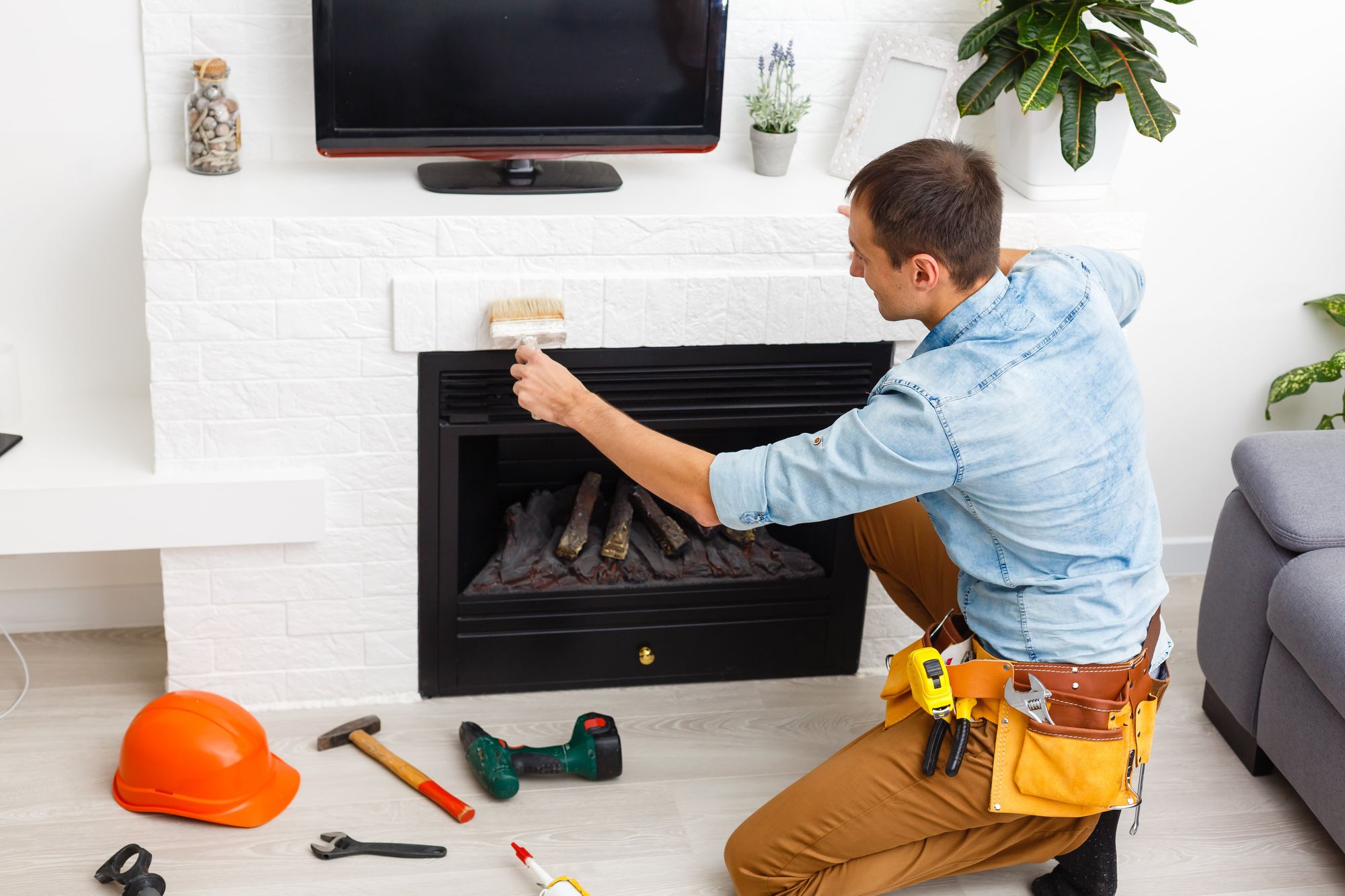 Iinstalling A Fireplace Mistakes White