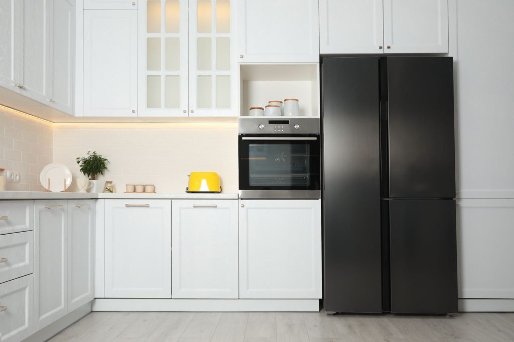 Kitchen Cleaning Fridge Black