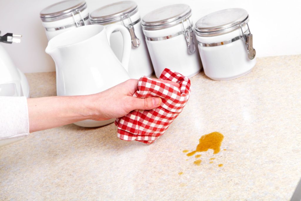 Kitchen Cleaning Stains Removing