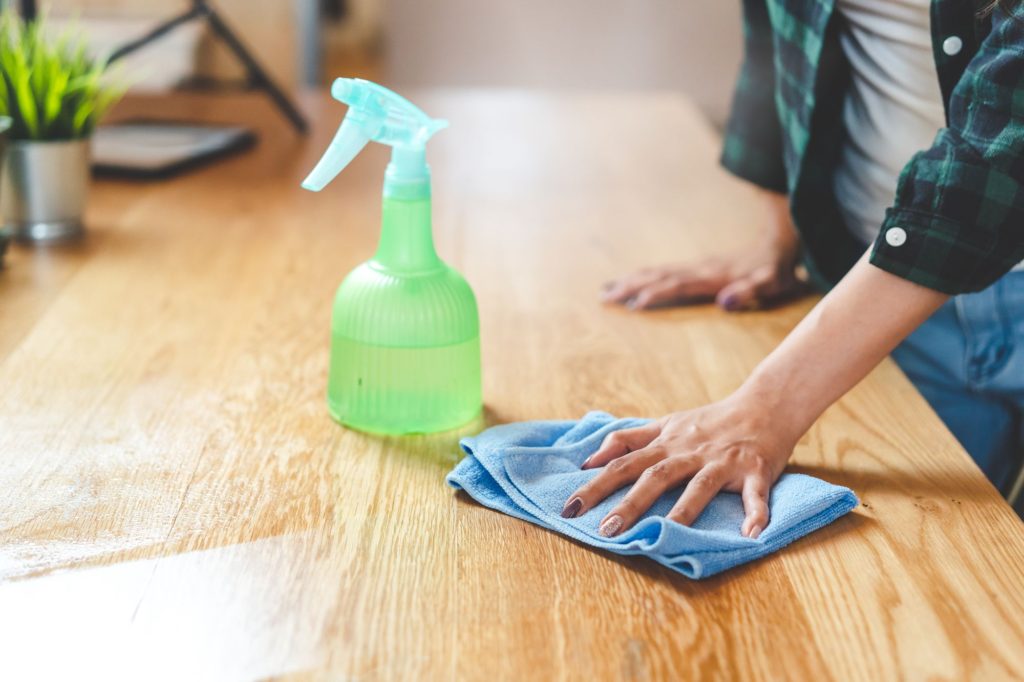 Kitchen Cleaning Table Stains Removing Wood