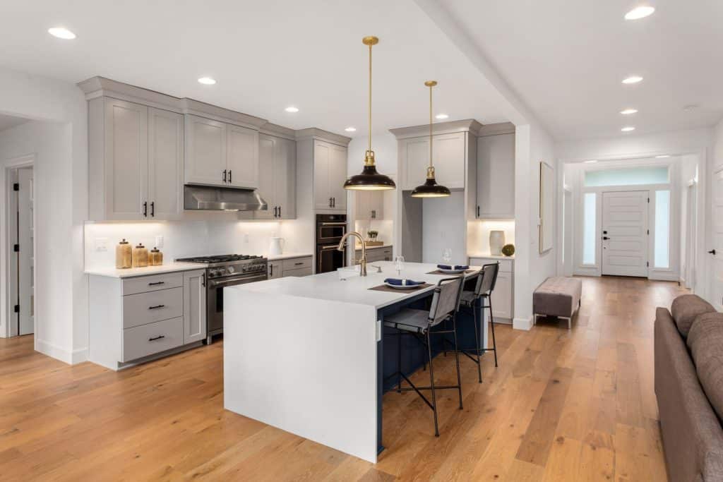 Kitchen Placing Of Work Items White