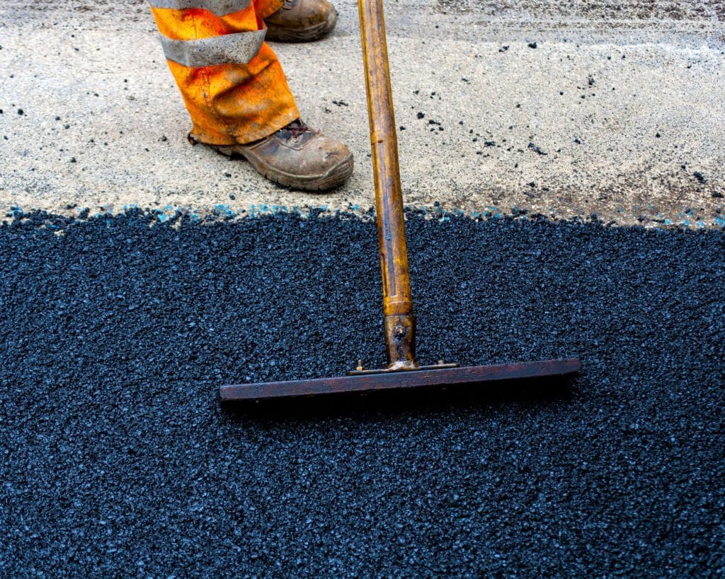 Laying Of Asphalt Technology