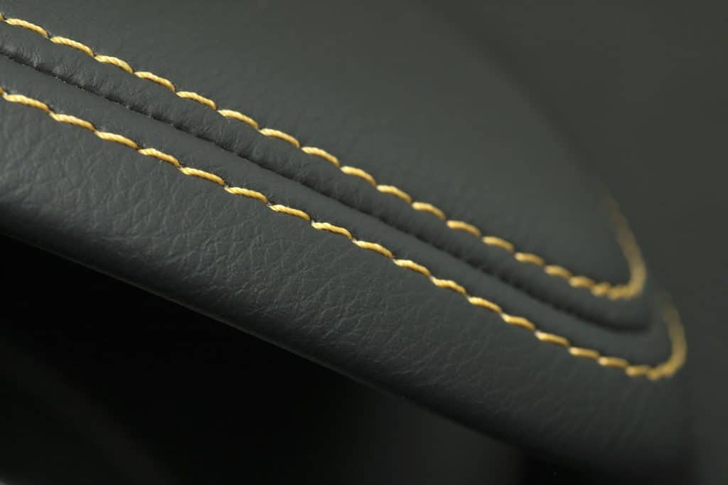 Leather Car Interior Black