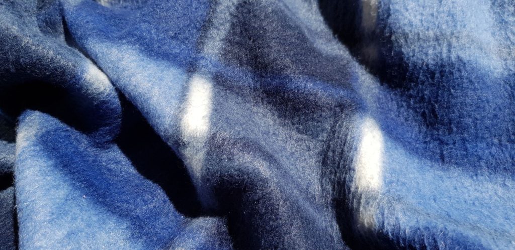 Materials For Bed Sheets Flannel Blue