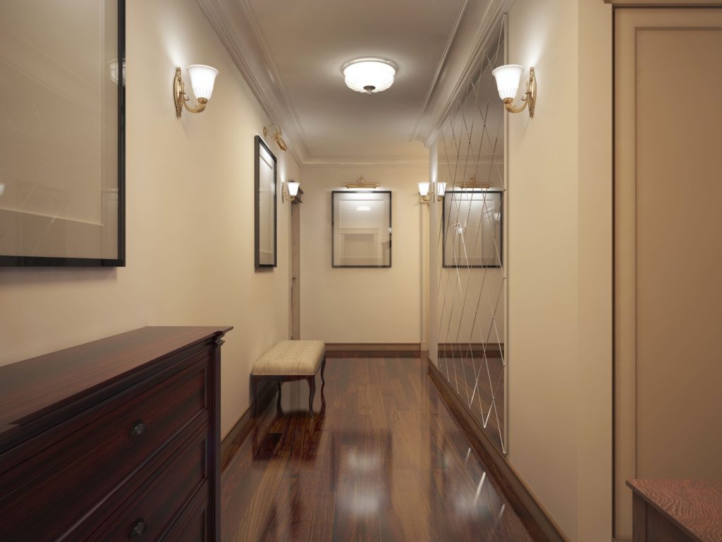 Narrow Room Design Classic Hall