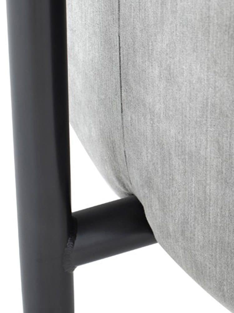 Nuevo Loop Bench Limestone Velvet Seat