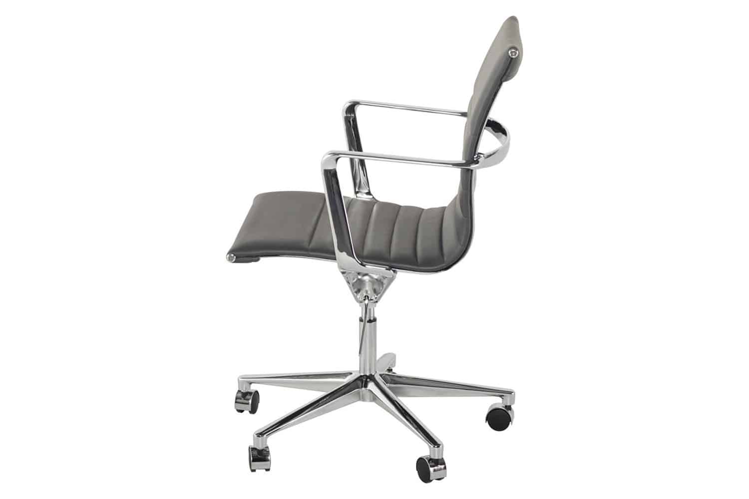 Nuevo™ Antonio Office Chair - Gray Naugahyde Seat