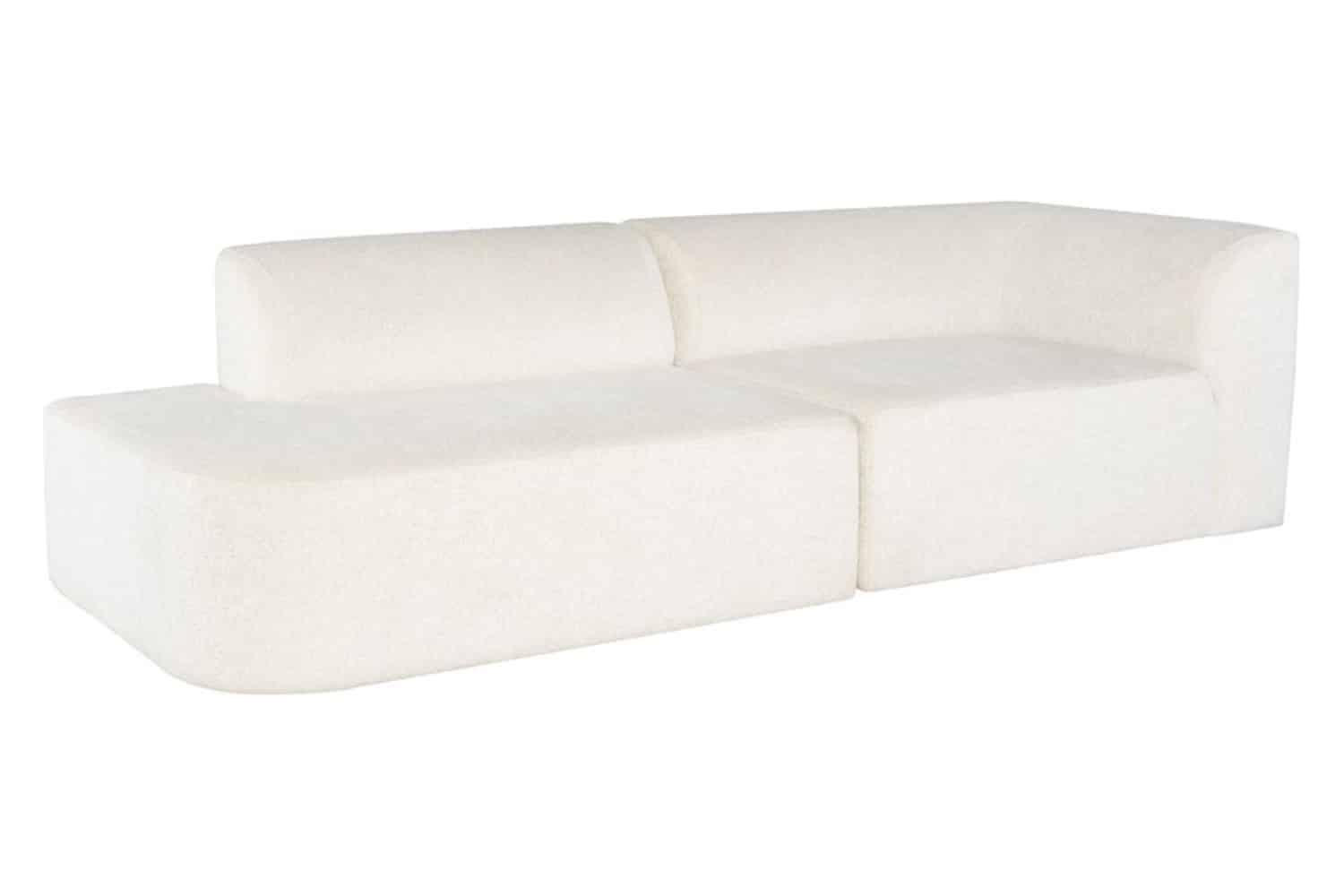 Nuevo™ Isla Sofa - Coconut, Right Arm