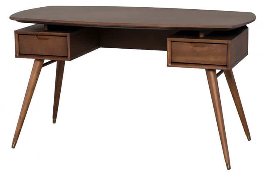 Nuevo™ Carel Desk - Walnut Stained Poplar Top